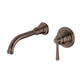 Phoenix Cromford Switchmix Wall Basin / Bath Mixer Set Brushed Bronze