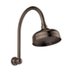 Phoenix Cromford High-Rise Shower Arm & Rose Brushed Bronze
