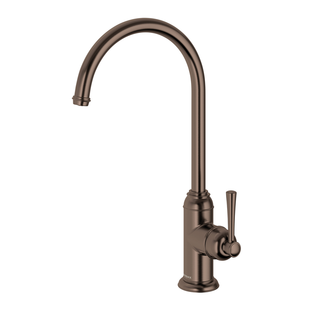 Phoenix Cromford Sink Mixer 180Mm Brushed Bronze