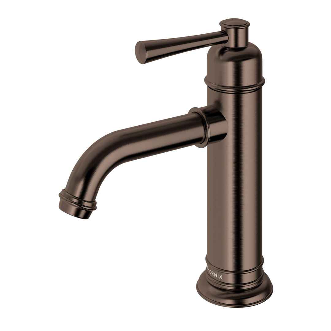 Phoenix Cromford Basin Mixer Brushed Bronze