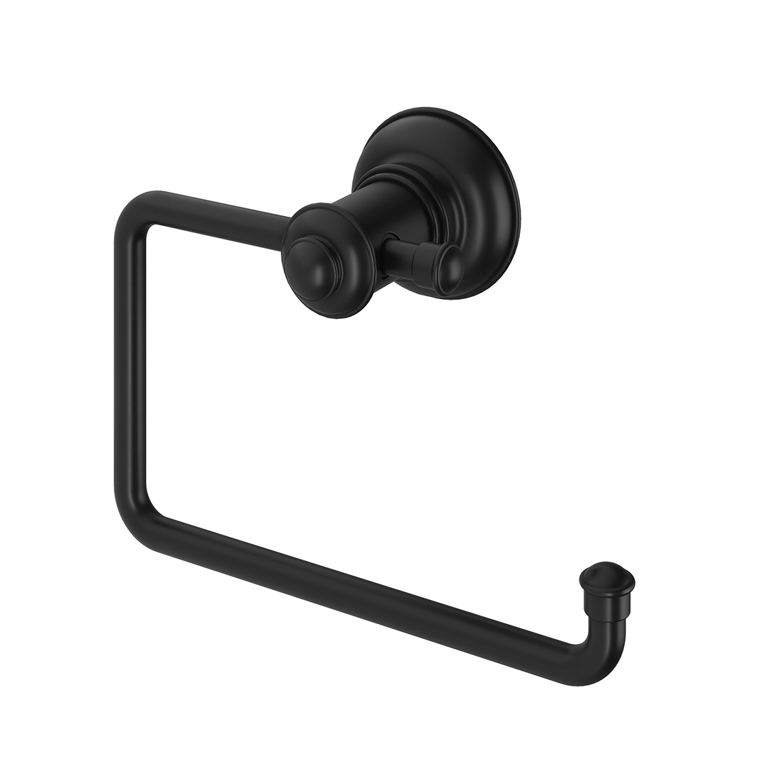 Phoenix Cromford Toilet Roll Holder Matt Black