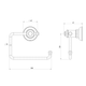 Phoenix Cromford Toilet Roll Holder Brushed Bronze