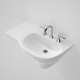 CARE 700 LH SHELF WALL BASIN 1 TAPHOLE NO OVERFLOW BY CAROMA(CAROMA P#:873410W)