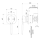 Phoenix Vask Switchmix Shower / Wall Mixer Fit-Off Kit Brushed Bronze