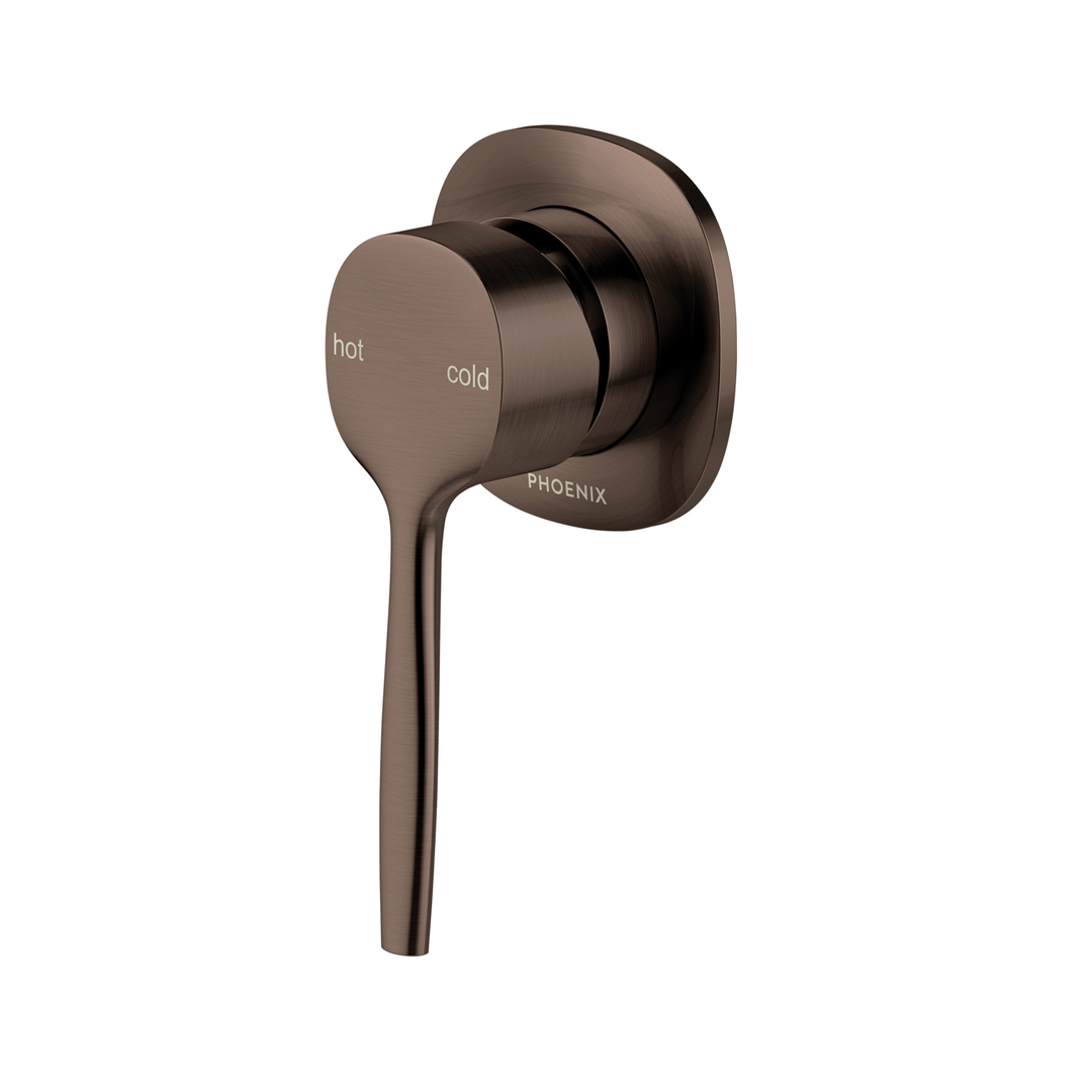 Phoenix Vask Switchmix Shower / Wall Mixer Fit-Off Kit Brushed Bronze