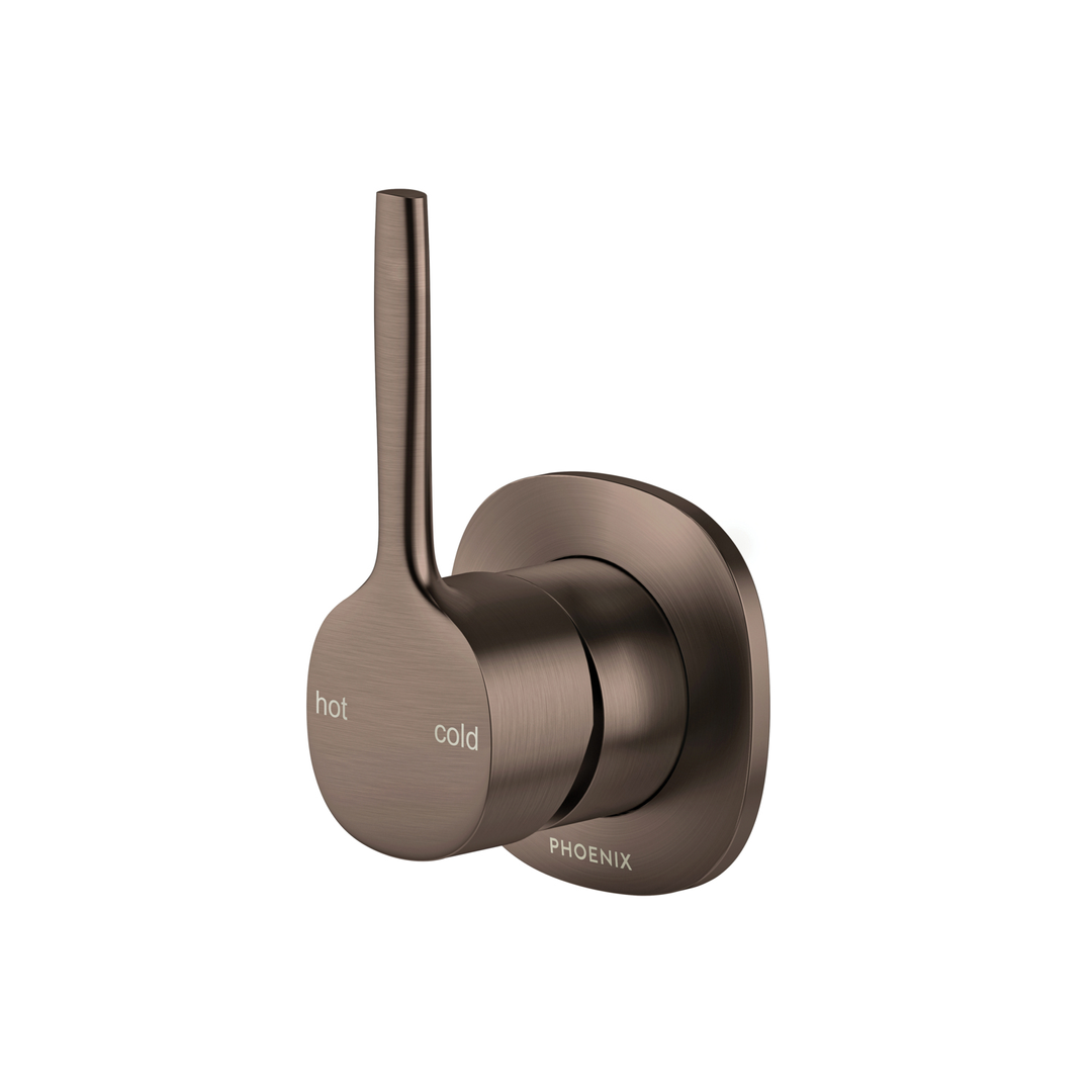 Phoenix Vask Switchmix Shower / Wall Mixer Pin Up Fit-Off Kit Brushed Bronze