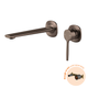 Phoenix Vask Switchmix Wall Basin / Bath Mixer Set 200Mm Fit-Off Kit Brushed Bronze