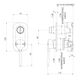 Phoenix Vask Switchmix Shower / Bath Diverter Mixer Brushed Bronze