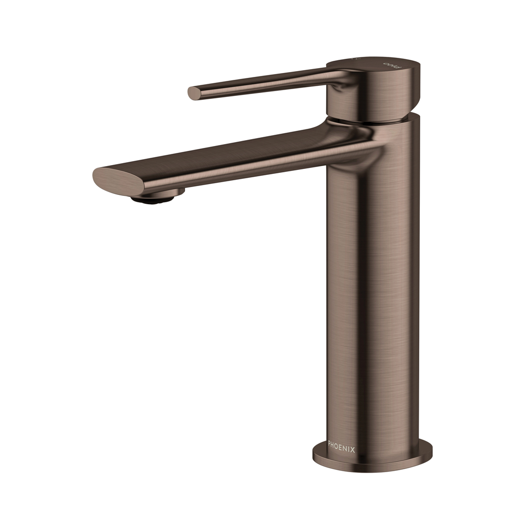 Phoenix Vask Basin Mixer Brushed Bronze