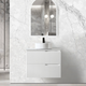 Otti Noosa 750X460X550 Wall Hung Matte White Plywood Cabinet