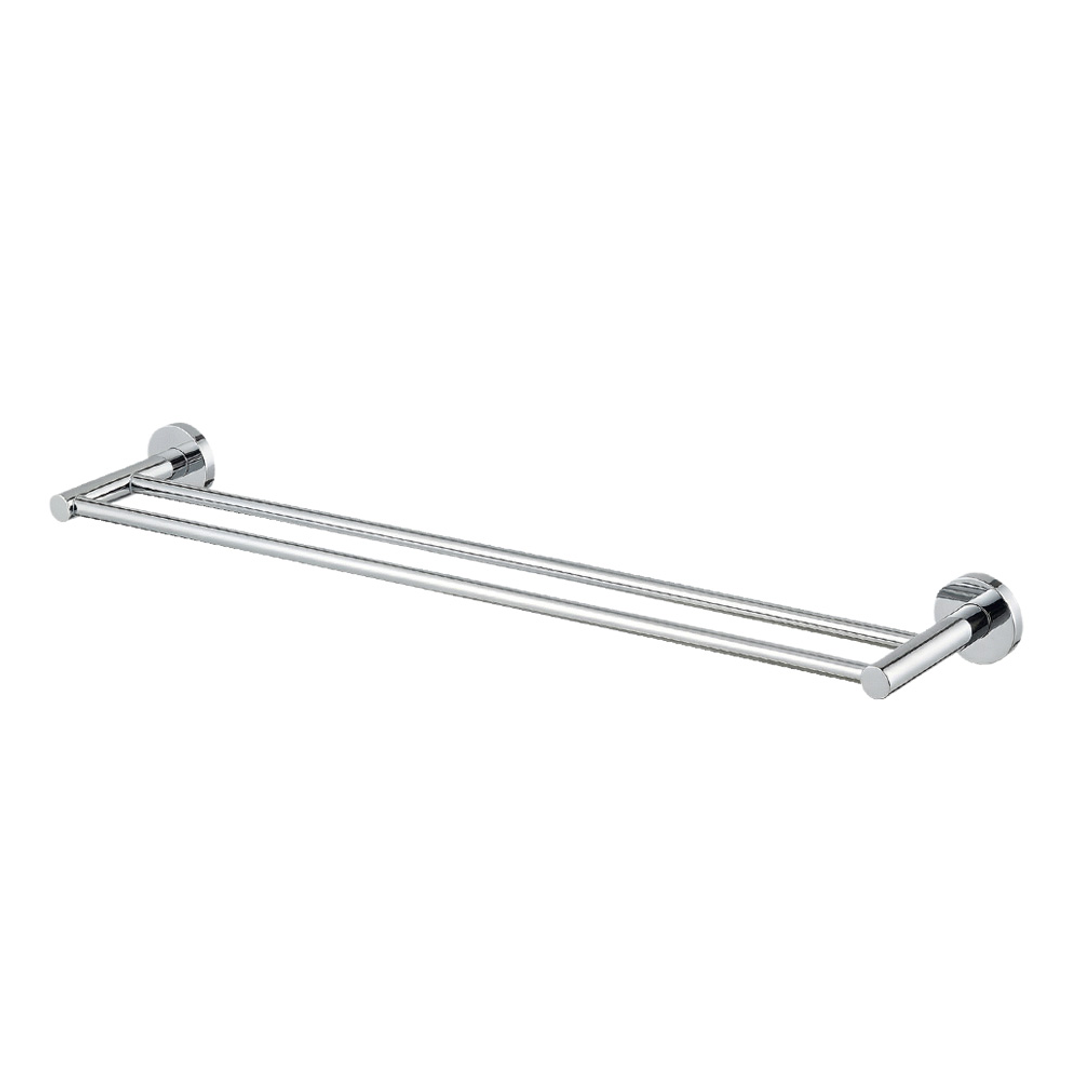 Brasshards Mixx Chia Double Towel Rail 600Mm Chrome