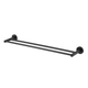 Brasshards Mixx Chia Double Towel Rail 600Mm Matt Black