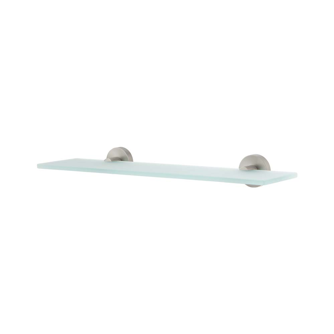 Brasshards Mixx Chia Glass Shower Shelf 450Mm Gun Metal