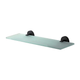 Brasshards Mixx Chia Glass Shower Shelf 450Mm Matt Black