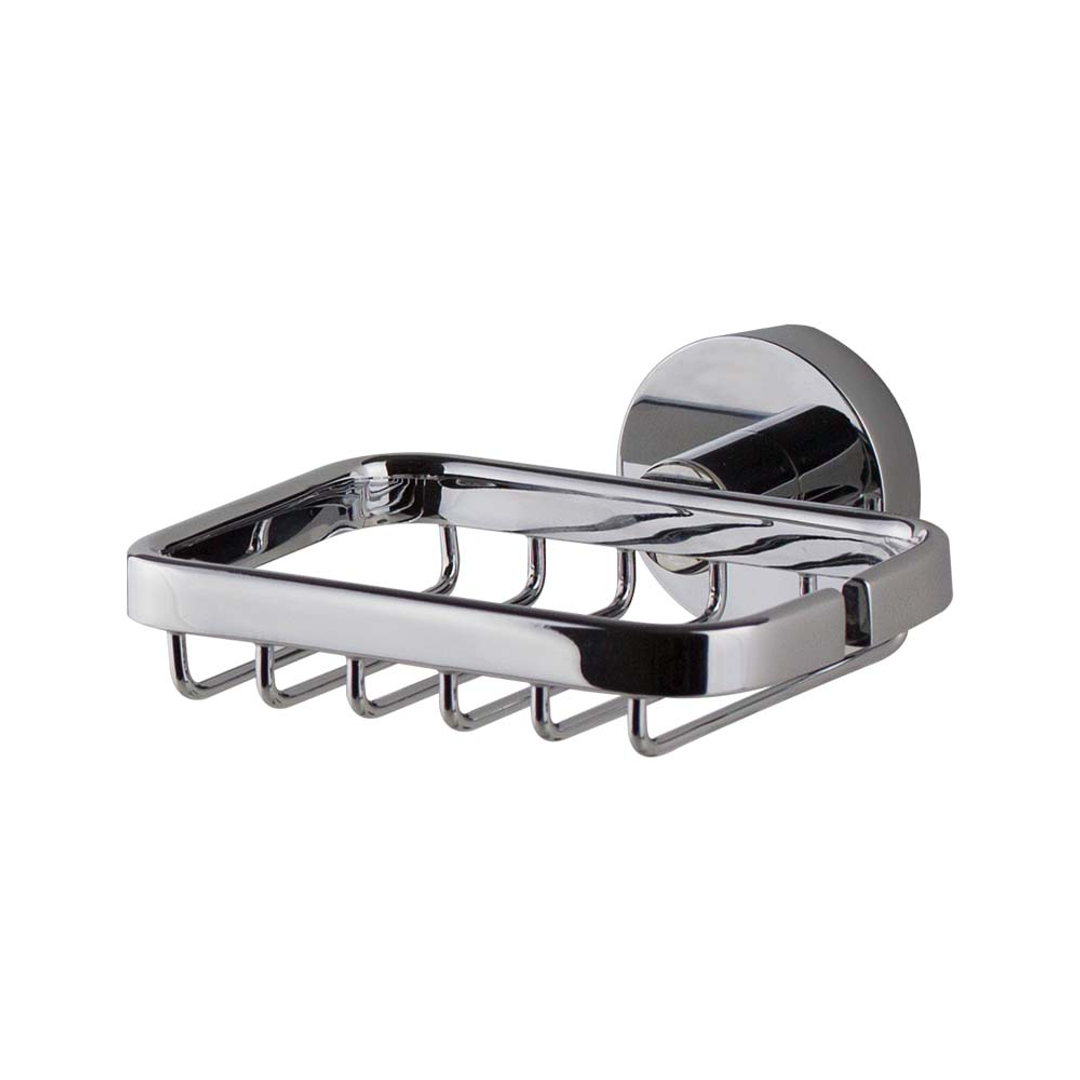 Brasshards Mixx Chia Soap Basket Chrome