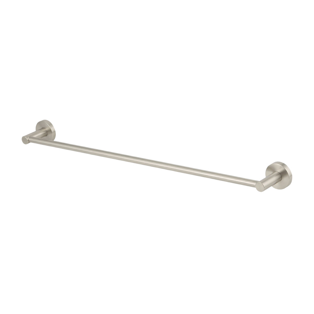 Brasshards Mixx Chia Single Towel Rail 600Mm Brushed Nickel