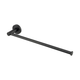 Brasshards Mixx Chia Hand Towel / Spare Toilet Roll Holder Matt Black