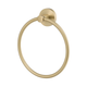 Brasshards Mixx Chia Towel Ring Brushed Gold