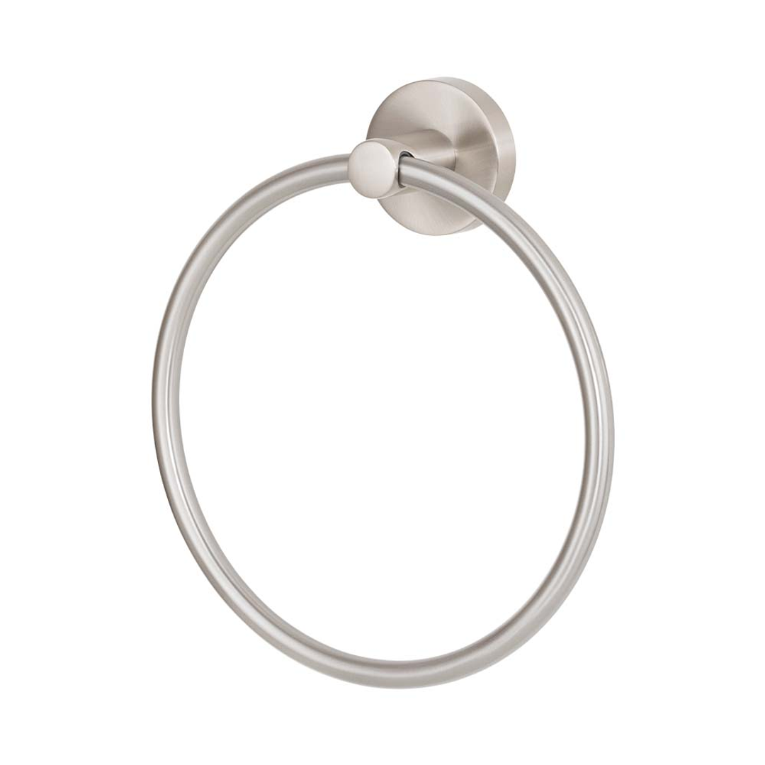 Brasshards Mixx Chia Towel Ring Brushed Nickel