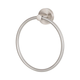 Brasshards Mixx Chia Towel Ring Brushed Nickel