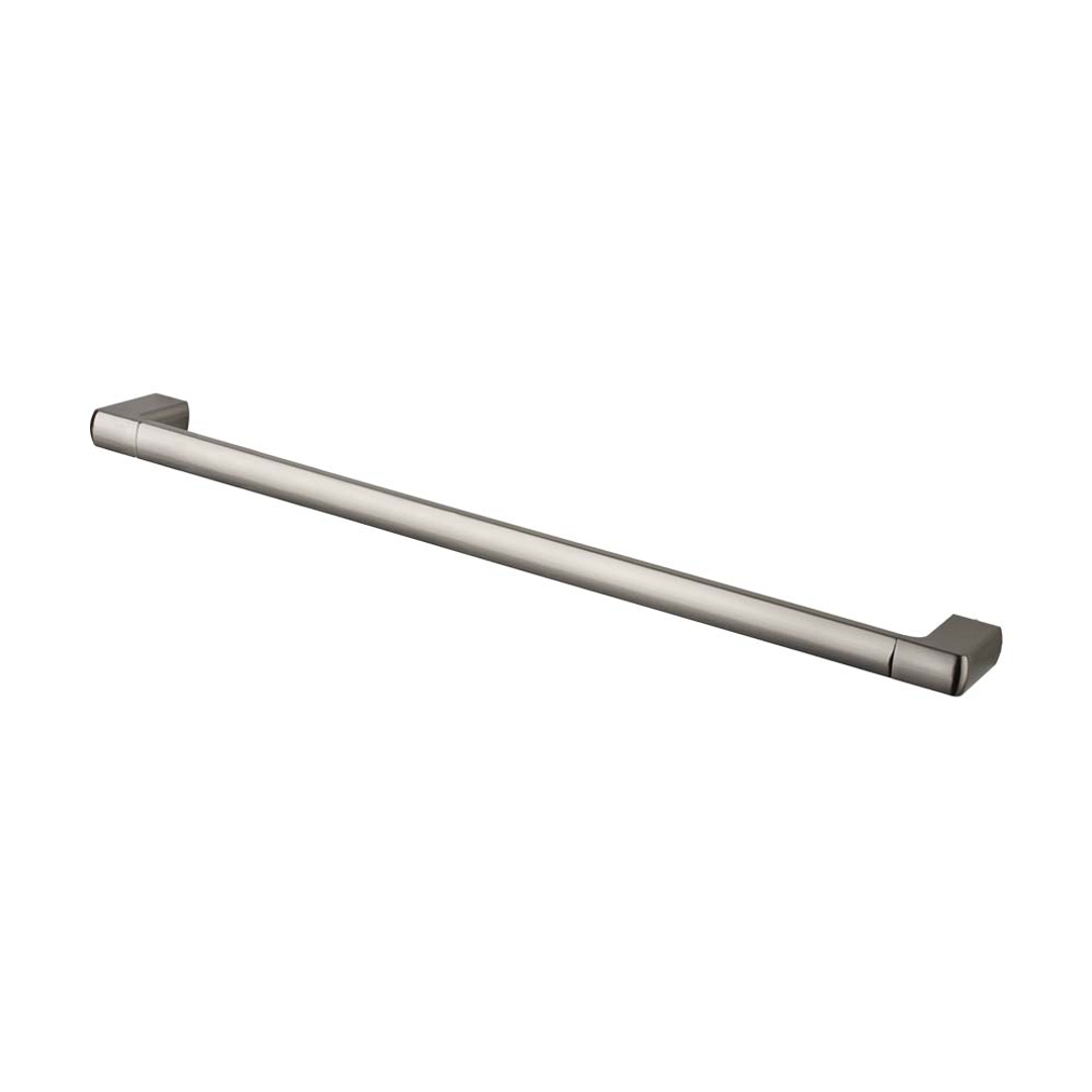Brasshards Mixx Sandalwood Single Towel Rail 600Mm Brushed Nickel