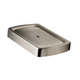 Brasshards Mixx Sandalwood Soap Dish Brushed Nickel