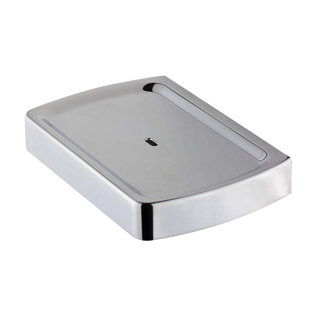 Brasshards Mixx Sandalwood Soap Dish Chrome