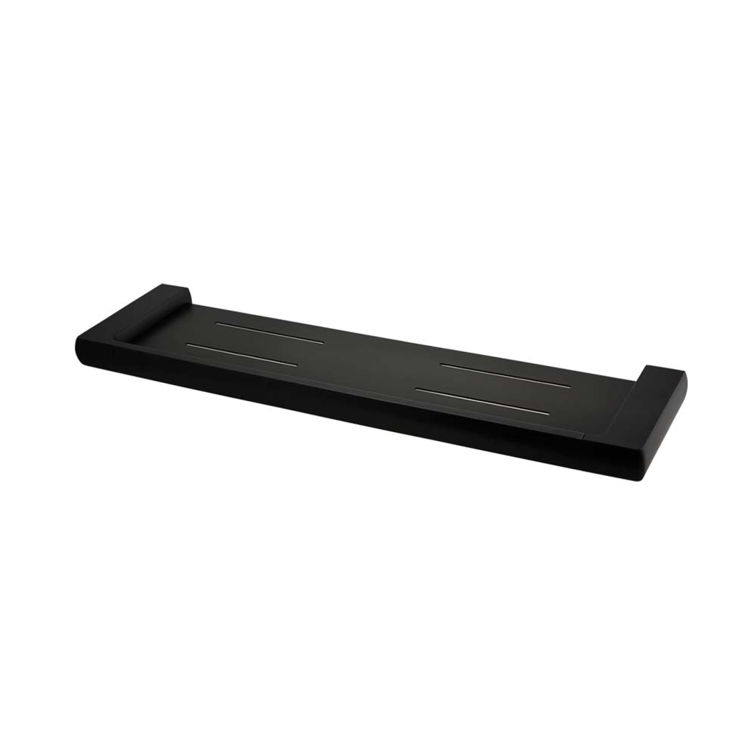 Brasshards Mixx Sandalwood Shower Shelf Matt Black
