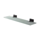 Brasshards Mixx Mint Glass Shower Shelf 450Mm Matt Black