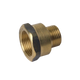 BRASS ADAPTOR MF SOCKET REDUCING 50MM FI X 40MM MI
