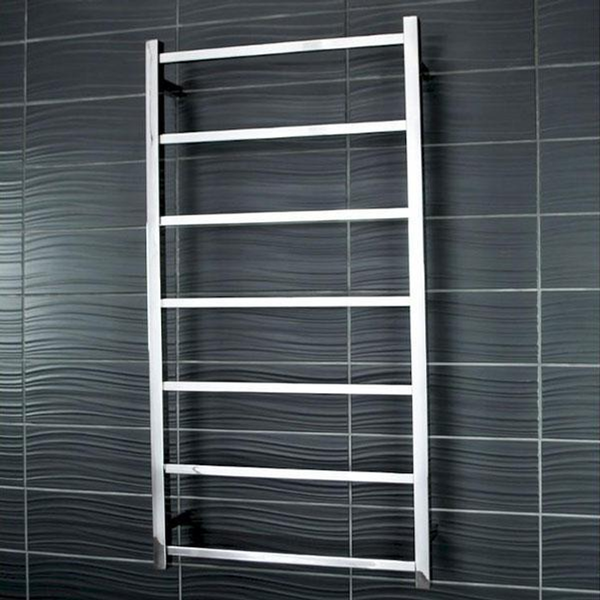 Radiant Square 7 Bar Non-Heated Rail 600 X 1130 Polished