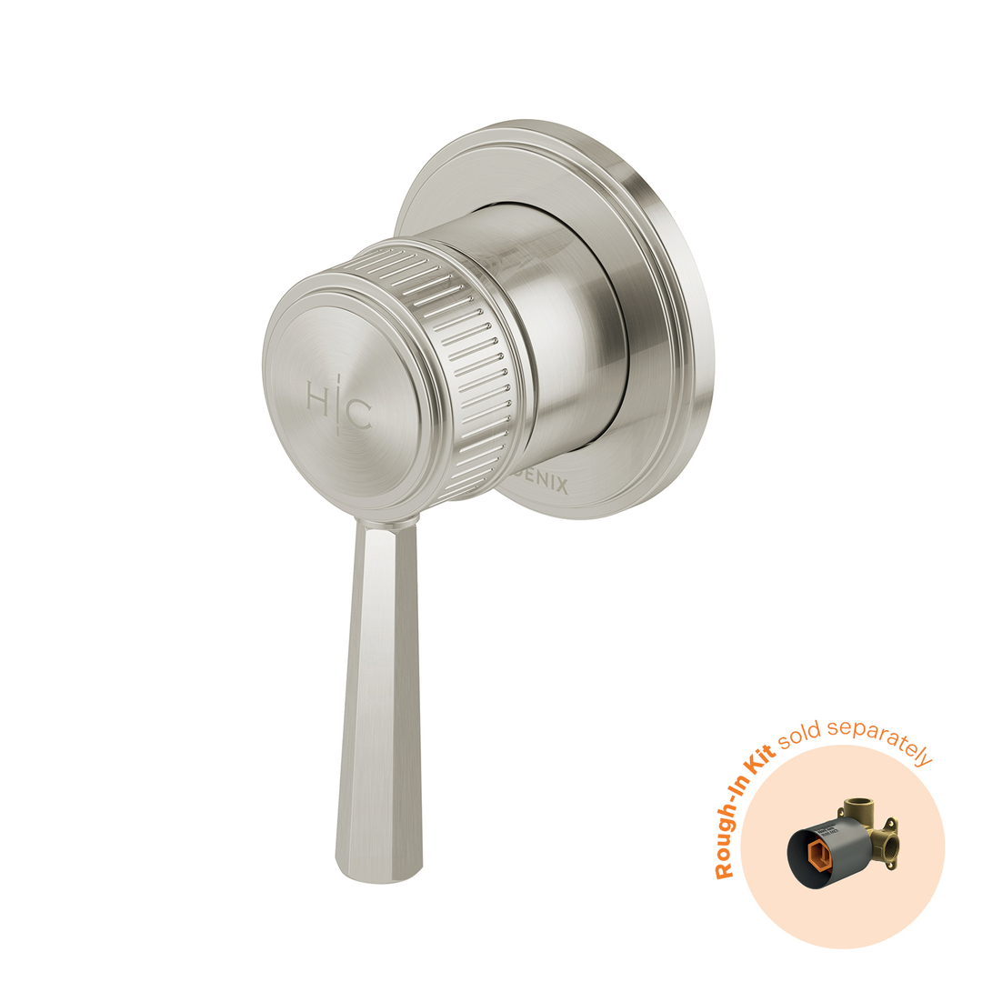 Phoenix Wiltern Switchmix Shower / Wall Mixer Fit-Off Kit Brushed Nickel