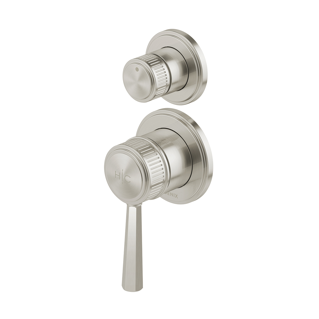 Phoenix Wiltern Switchmix Shower / Bath Diverter Mixer Brushed Nickel