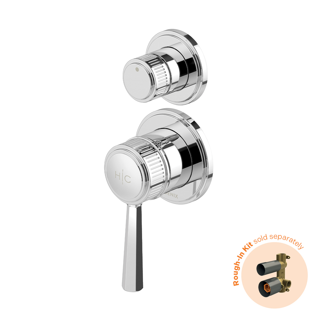 Phoenix Wiltern Switchmix Shower / Bath Diverter Mixer Fit-Off Kit Chrome