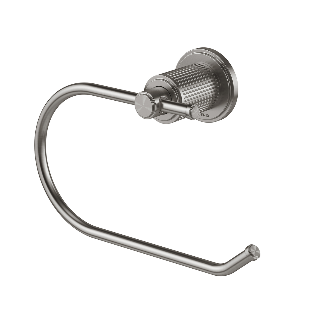 Phoenix Wiltern Toilet Roll Holder Brushed Carbon