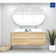 Otti Byron Natural Oak 1200 Double Bowl Cabinet