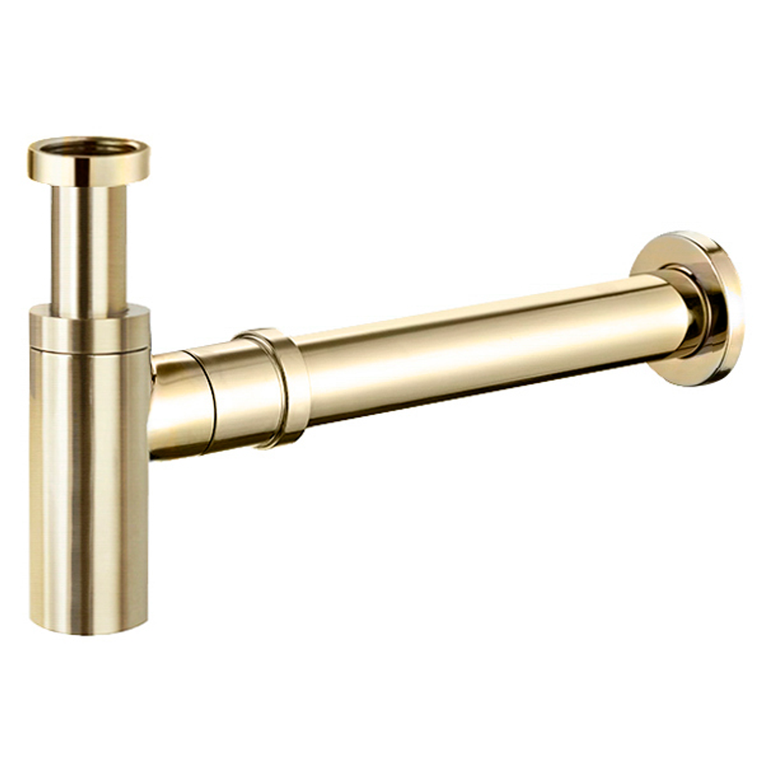OTTI BOTTLE TRAP ROUND BRUSHED GOLD 32/40MM WASTE 40MM CONNECTION