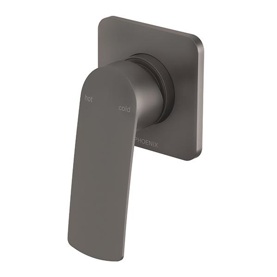 Phoenix Mekko Shower Wall Mixer - Gun Metal