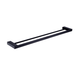 Nero Celia 800Mm Double Towel Rail Matt Black
