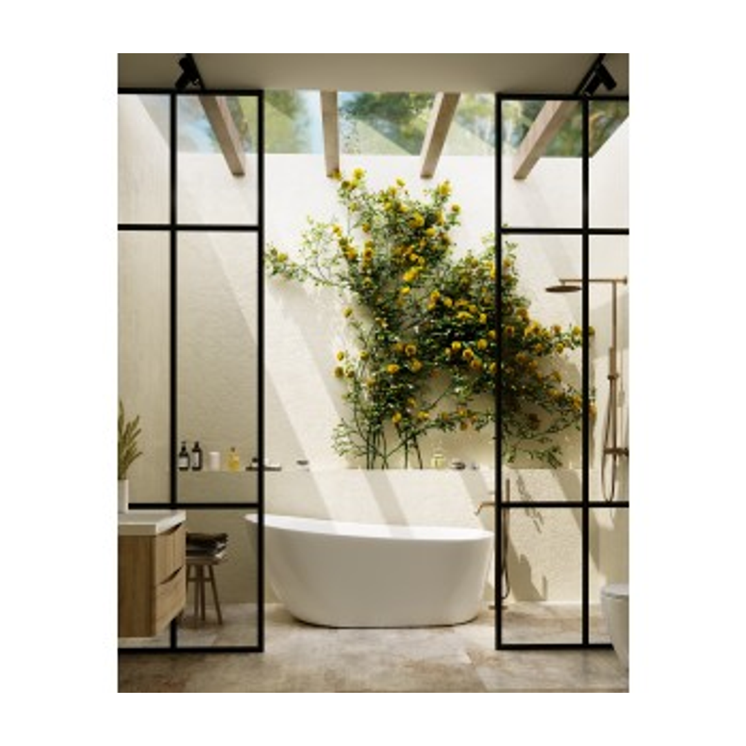 Belbagno Romano F/Standing Bath Gloss White 1700mm