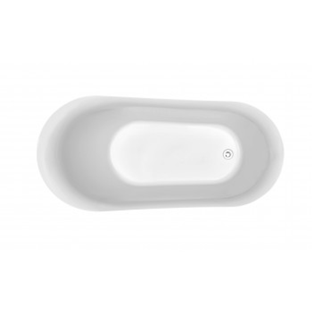 Belbagno Romano F/Standing Bath Gloss White 1700mm