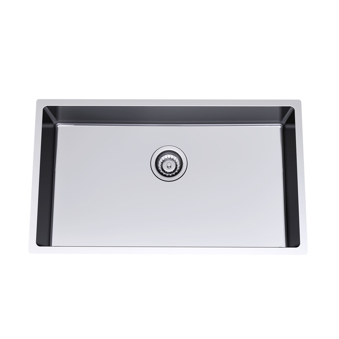 Ppr20b Clark Prism Large Single Bowl S/Steel Sink Undermount Or Overmount
