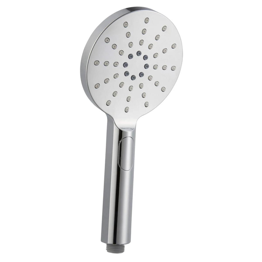 Collis Bakara 3F Round Hand Shower On Round Ce Bracket Chrome H12013-Rb1