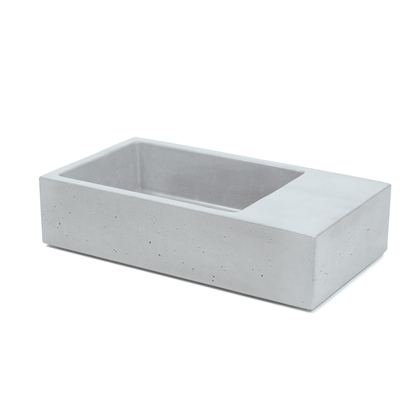 New Form Concrete Powder Room Petite Vessel Basin 435mm X 240mm X 110mm