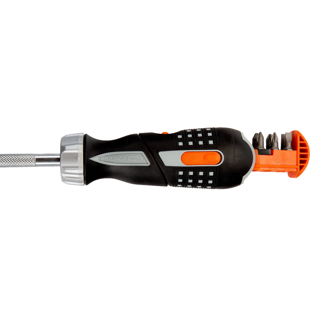 Ratcheting Bit Screwdriver with Pistol Handle