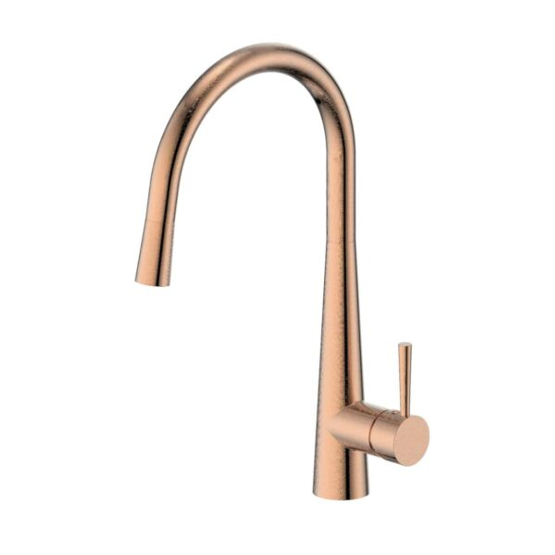 Greens Galiano Pull Down Sink Mixer Brushed Copper 17520381