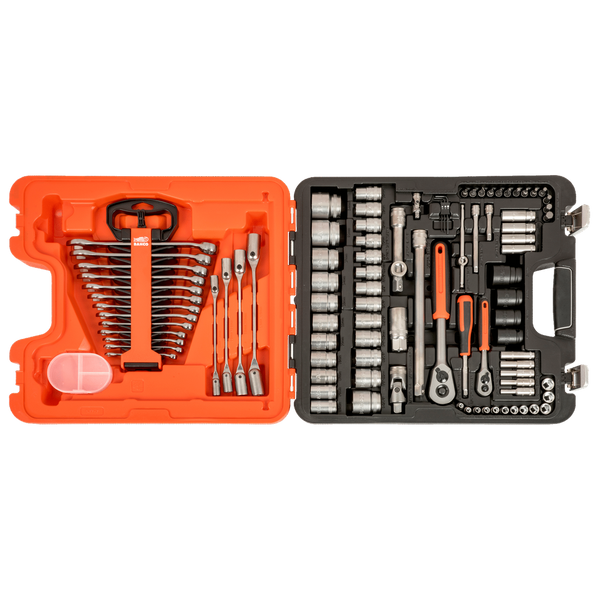 Bahco 94-Piece 1/4" & 1/2" Combination Socket & Spanner Set