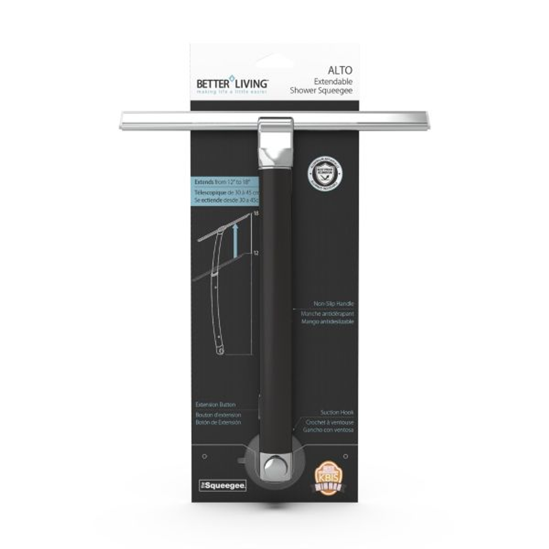 Better Alto Extendable Squeegee Matte Black 17908
