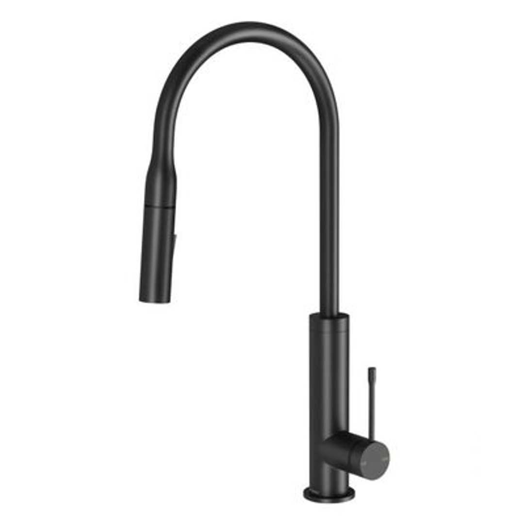 Phoenix Deja Pull Out Sink Mixer Matte Black 126-7330-10