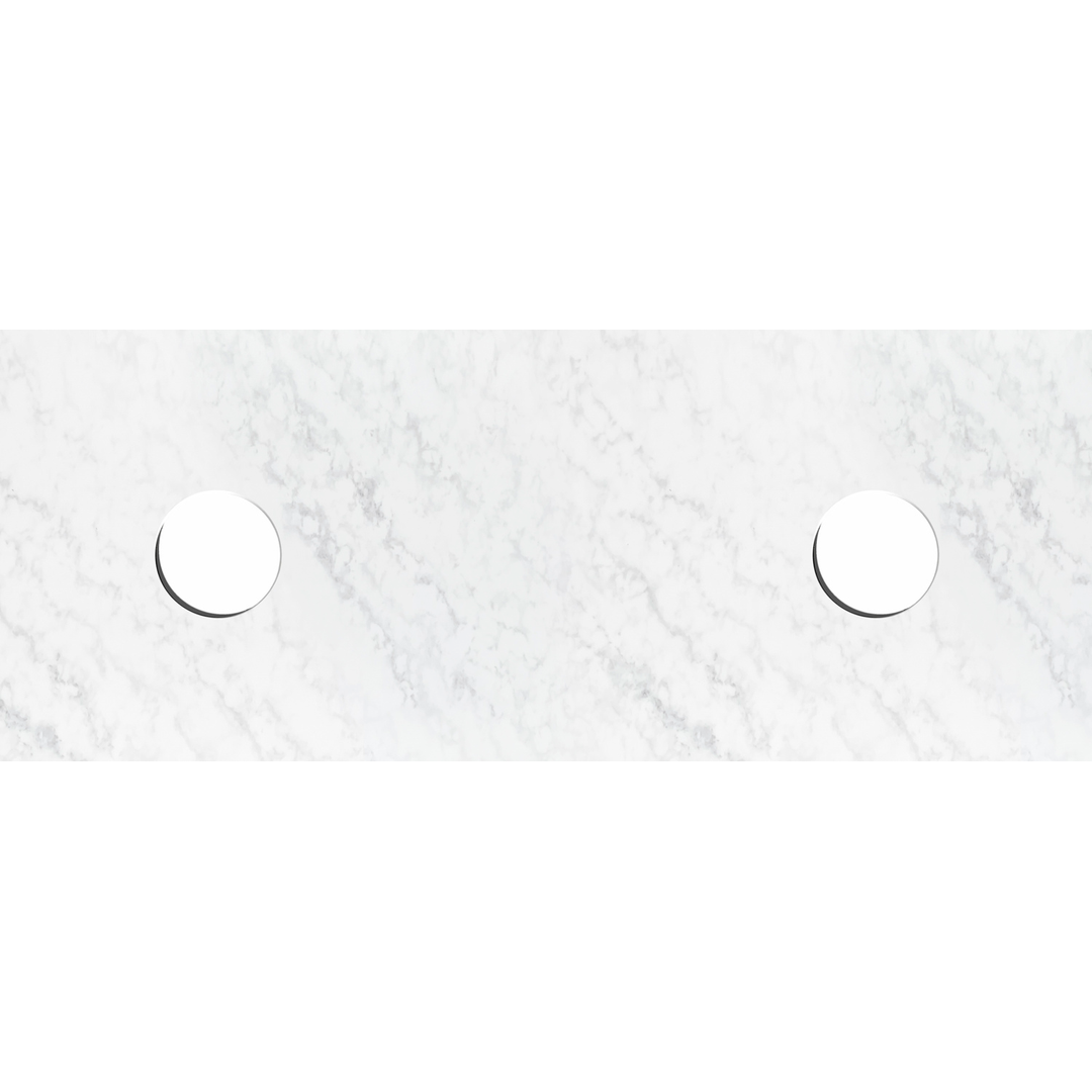 OTTI SOLID SURFACE VANITY TOP 1800X465X20MM CARRARA